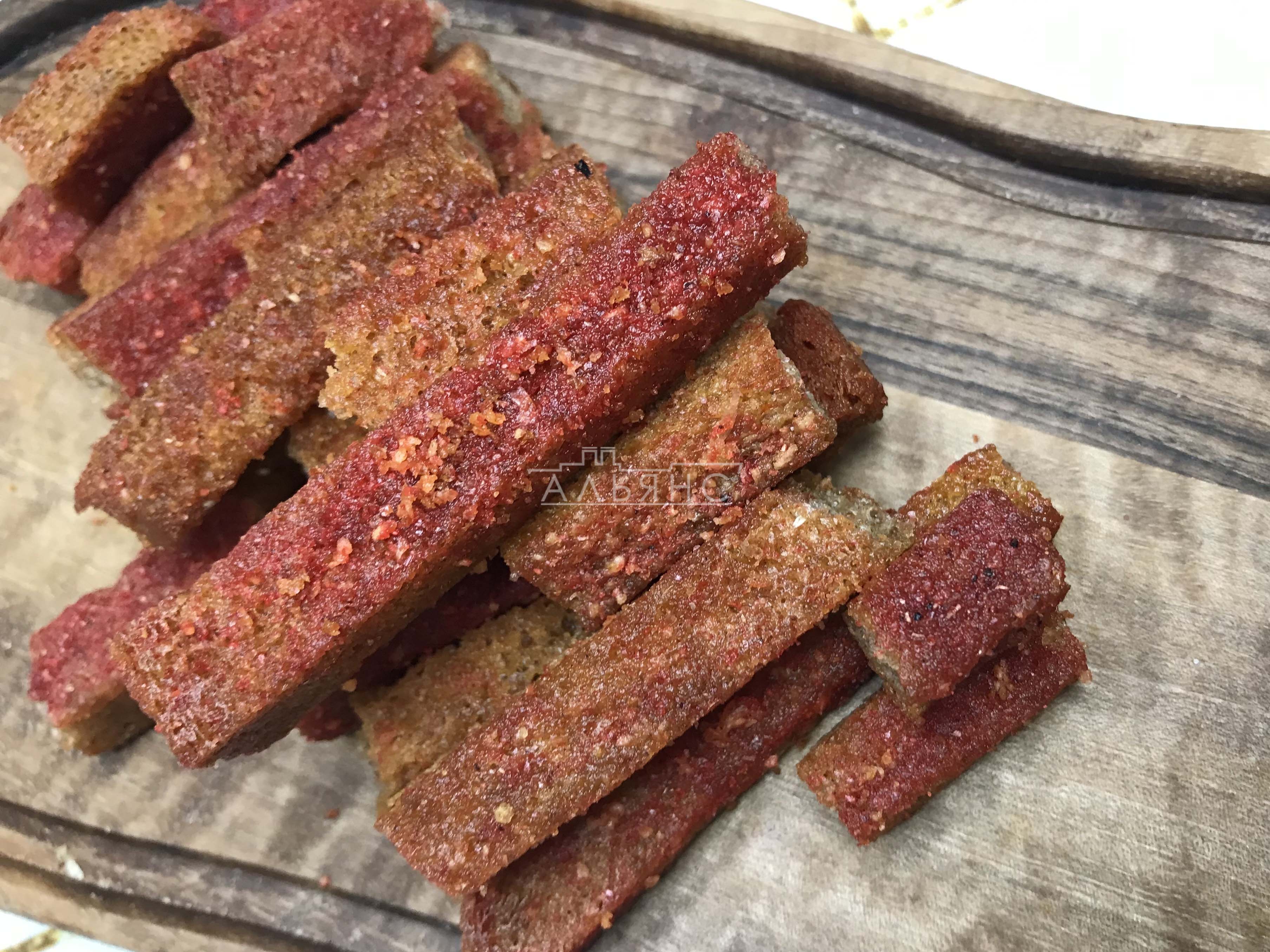 Деревенские гренки с аджикой в Астрахани