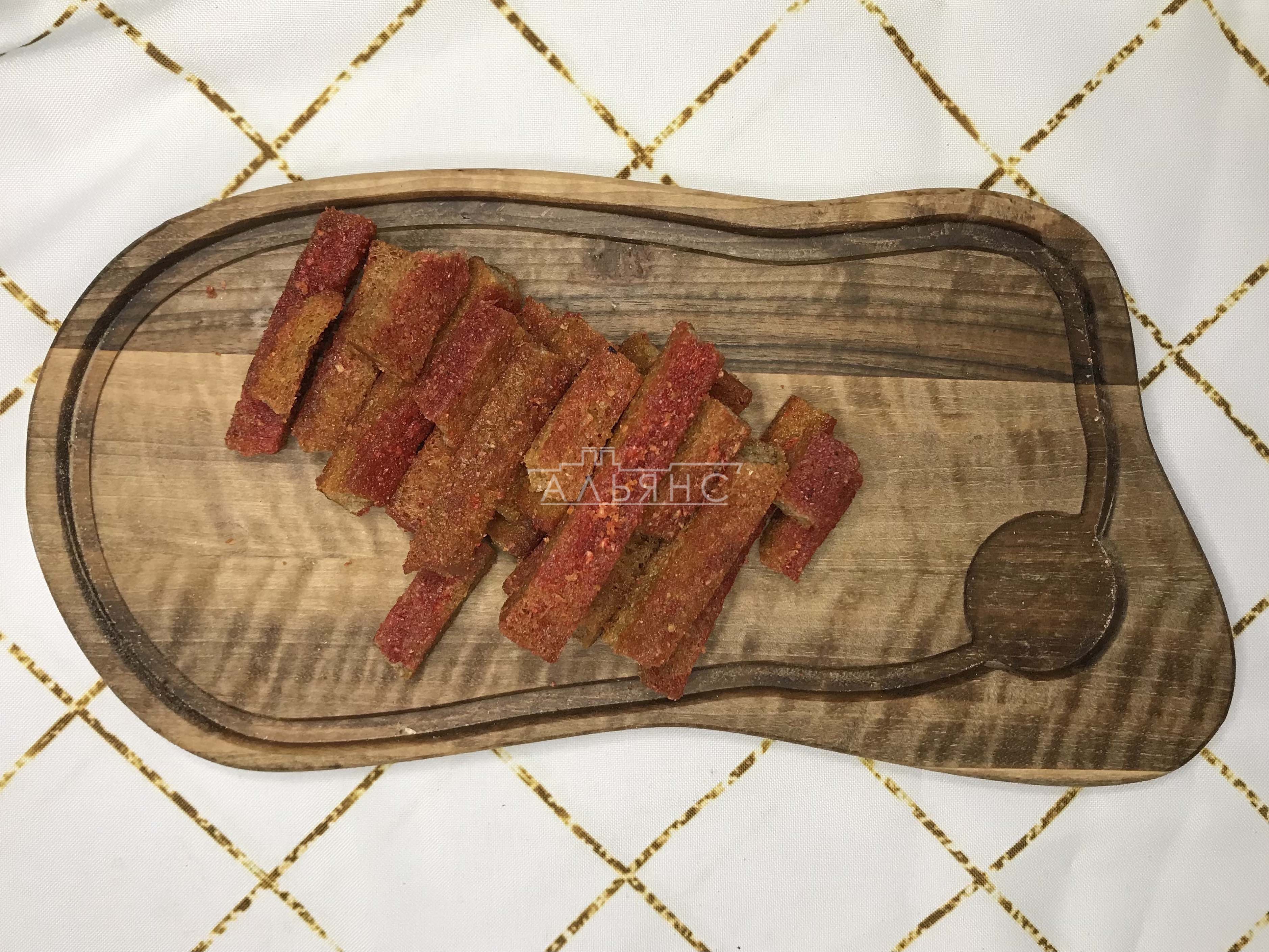 Деревенские гренки с аджикой в Астрахани