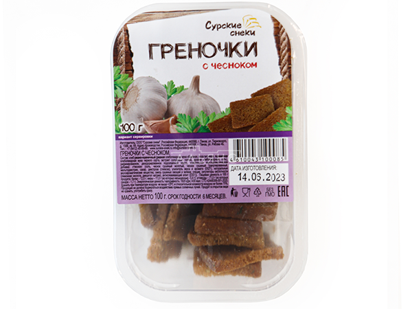 Сурские гренки с Чесноком (100 гр) в Астрахани