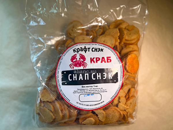 Снапсы ПШЕНИЧНЫЕ "Краб" в Астрахани