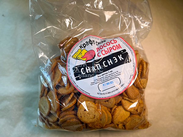 Снапсы ПШЕНИЧНЫЕ "Лосось с сыром" в Астрахани