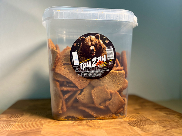 Ведро Ржаные гренки со вкусом Крылышки Барбекю (1 кг) в Астрахани