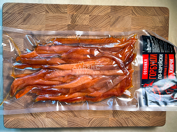 Горбуша соломка по-корейски в Астрахани