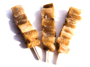 Рыба горячего копчения: Шашлычок из сома холодного копчения