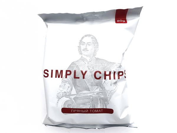 Картофельные чипсы "Simple chips" Пряный томат 80 гр. в Астрахани